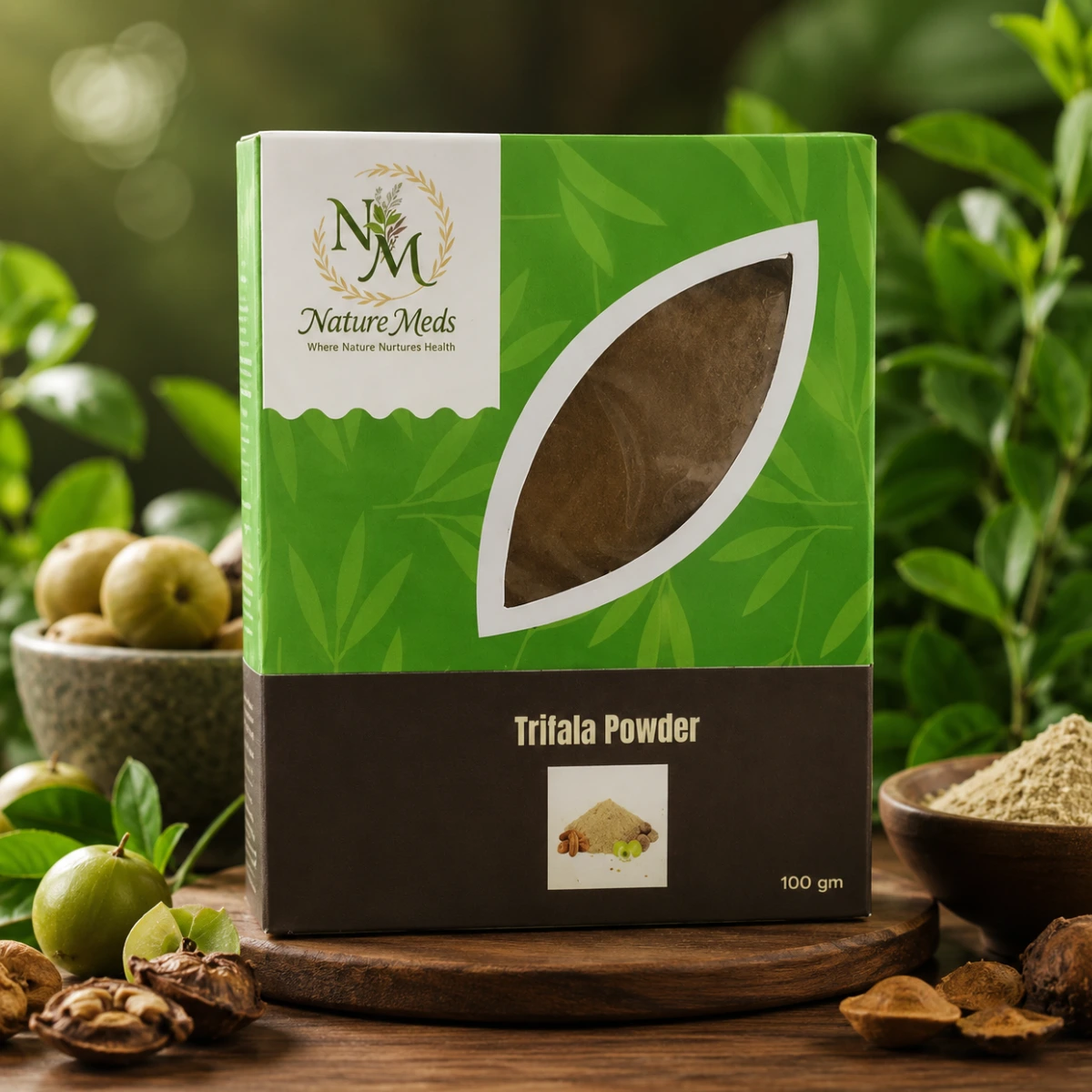 NatureMeds Trifala Powder 100gm Natural Digestive Health Supplement